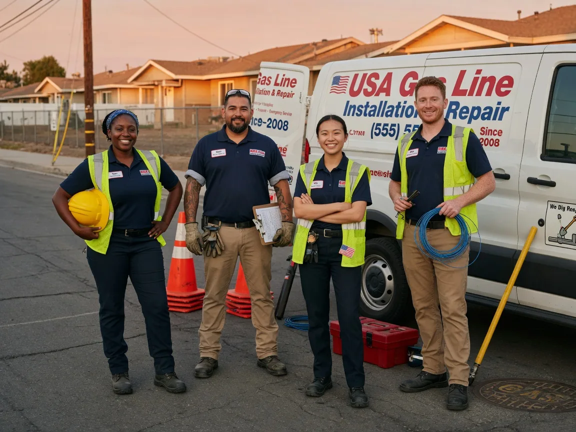 Gas Line Installation company in Adams, ND